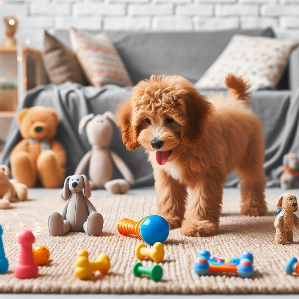 Game that Toy Labradoodles can play both indoors and outdoors