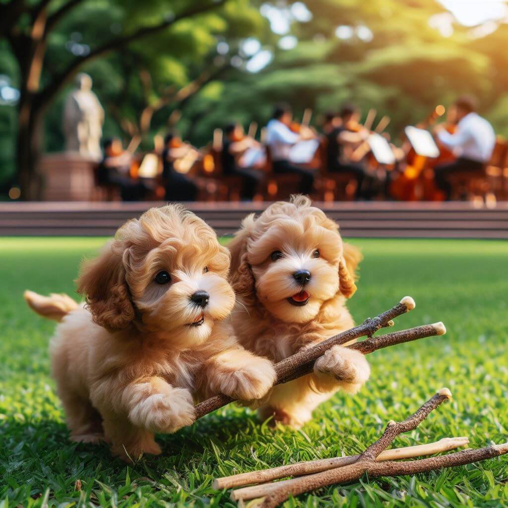 cavoodle puppies exercise