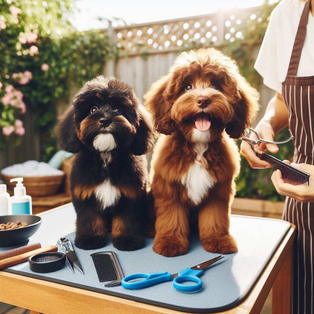 cavoodle puppies grooming