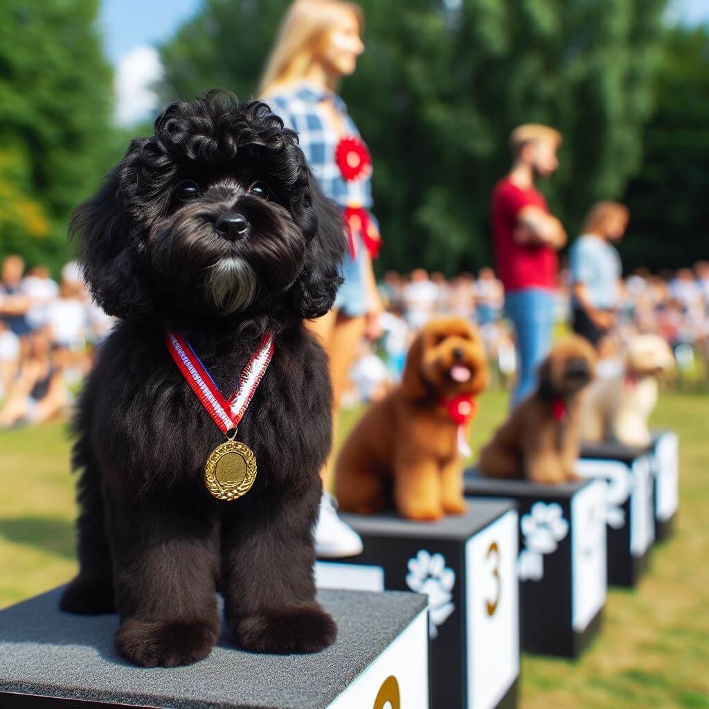 Black Cavapoo Dog Shows and Competitions